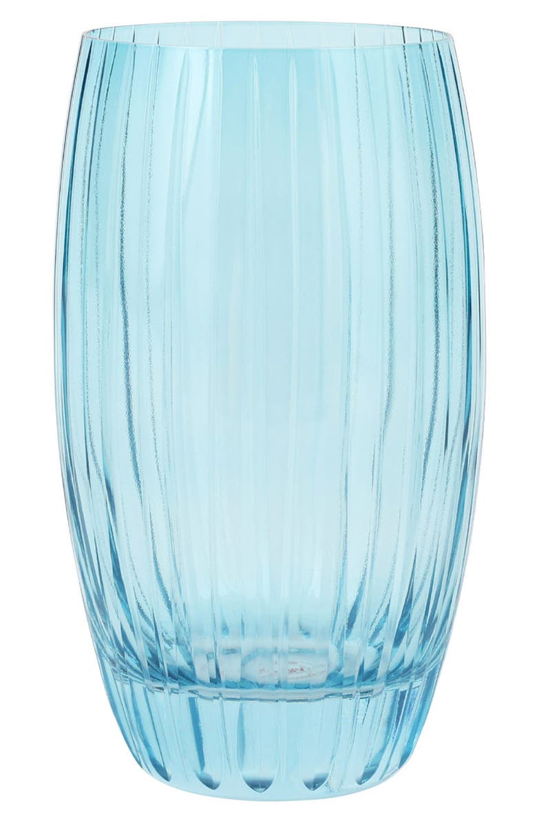 VIETRI Natalia Teal Highball Glass, Main, color, Blue