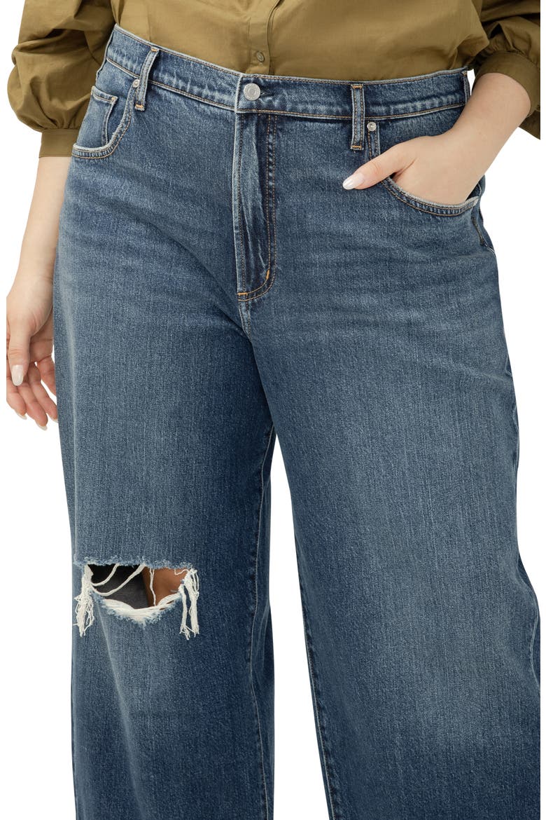 Be Easy Crop Wide Leg Jeans, Alternate, color, THELMA