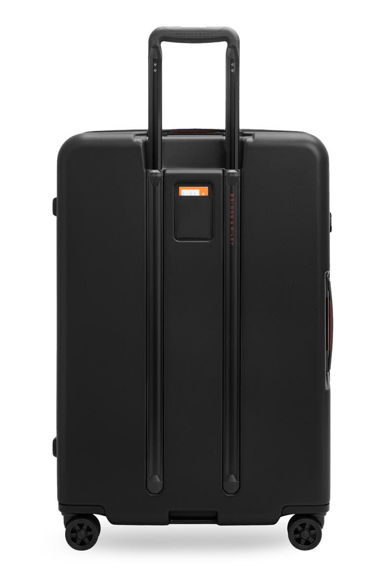 ZDX Large 30 Inch Hardside Spinner Suitcase, Alternate, color, BLACK