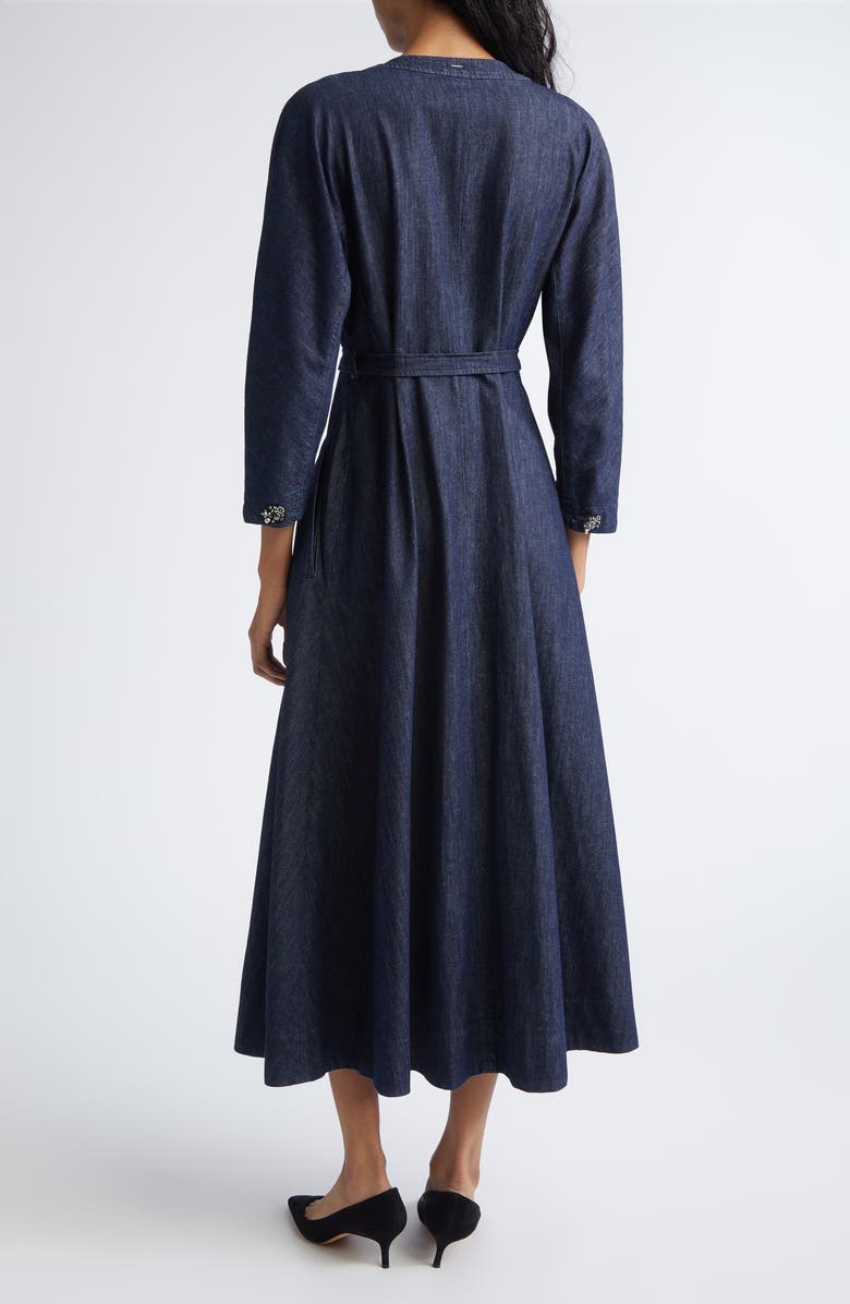 Max Mara Ambra Denim Dress, Alternate, color, Ultramarine