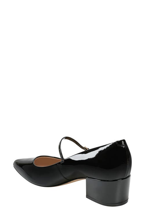 Marc Fisher Ltd Luccie Womens Block Heel Manmade Mary Jane Heels In Black