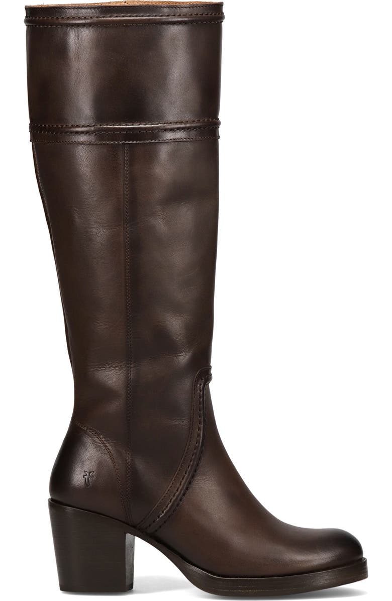Frye Jean Knee High Boot, Alternate, color, Chocolate Brown