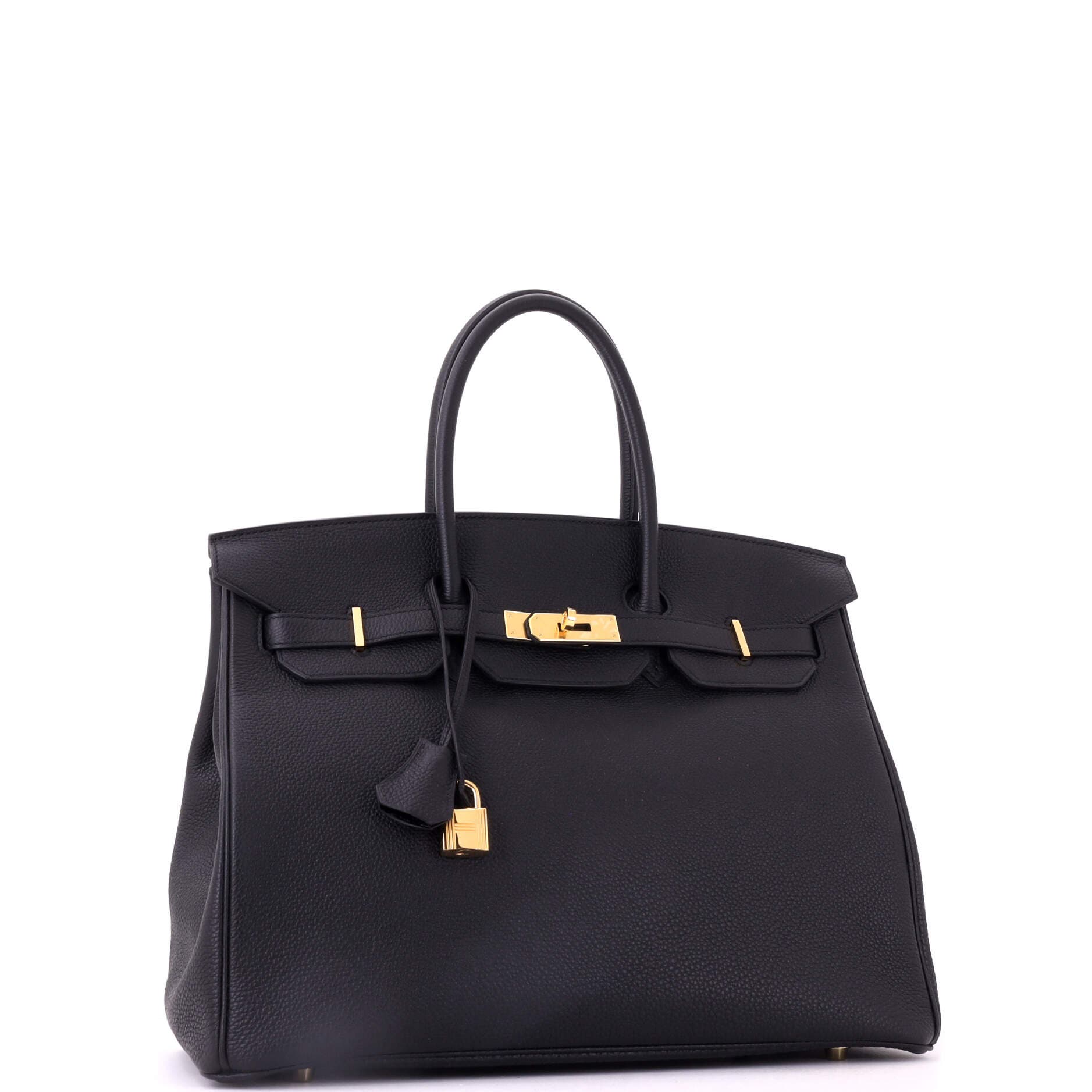 Birkin Handbag Black Togo With Gold Hardware 35, Alternate, color, Black