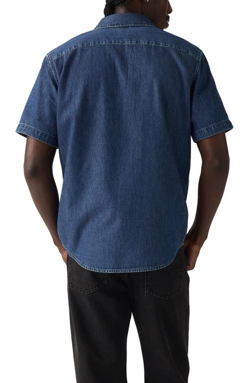 Levi's® Classic Short Sleeve Standard Fit Shirt In Blue