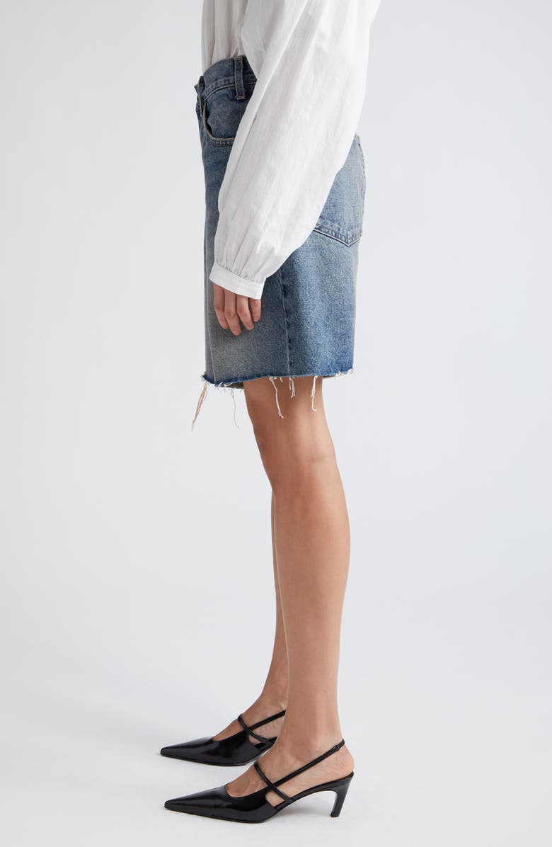 Nili Lotan Russel Denim Cutoff Shorts, Alternate, color, Summer Wash