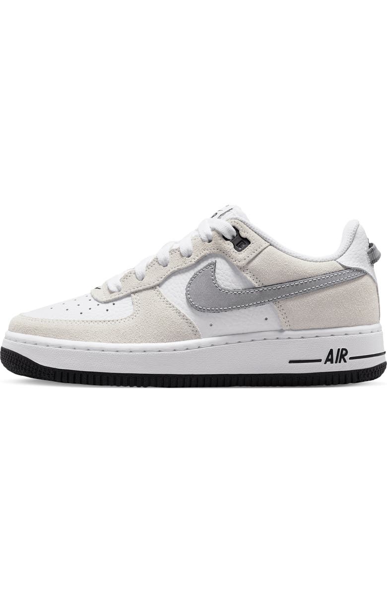 Nike Kids' Air Force 1 Basketball Sneaker, Alternate, color, Phantom/ Black