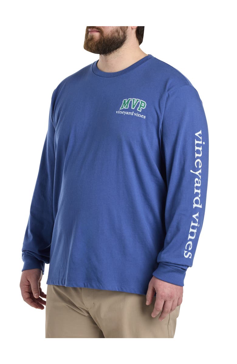 vineyard vines Big & Tall MVP Long-Sleeve T-Shirt, Main, color, Moonshine