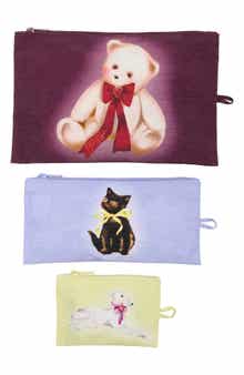 Set of 3 Flat Pouches