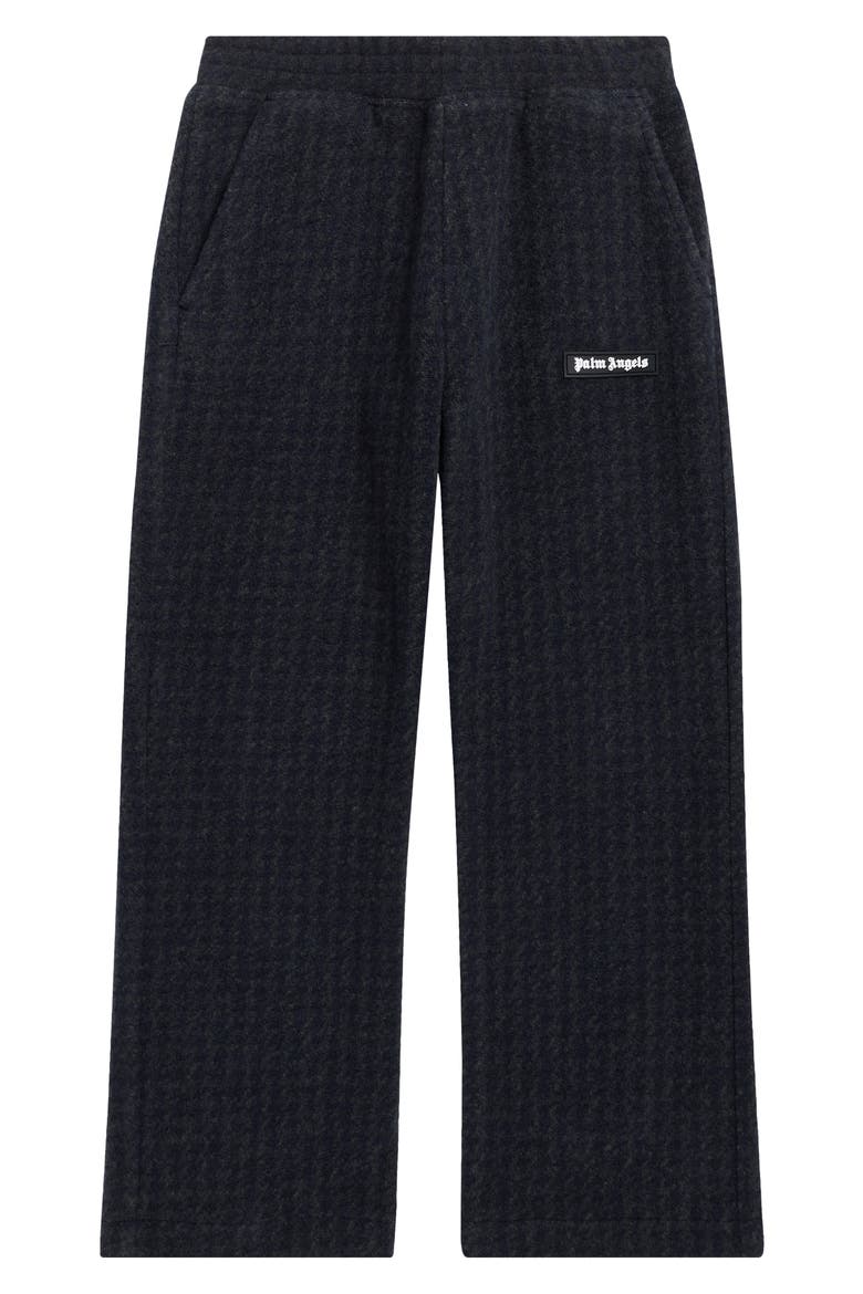 Kids' Logo Bonded Travel Pants, Main, color, NAVY BLUE - OFF WHITE