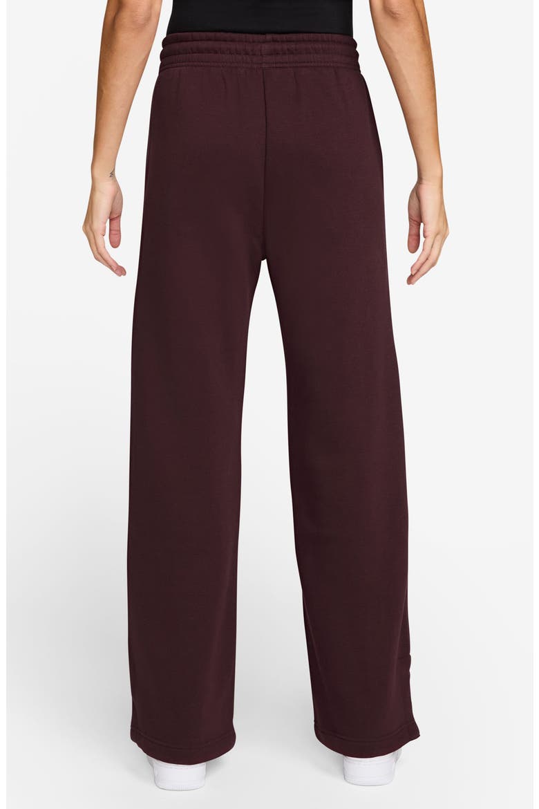 Sportswear Phoenix High Waist Wide Leg Sweatpants, Alternate, color, BURGUNDY CRUSH/ SAIL