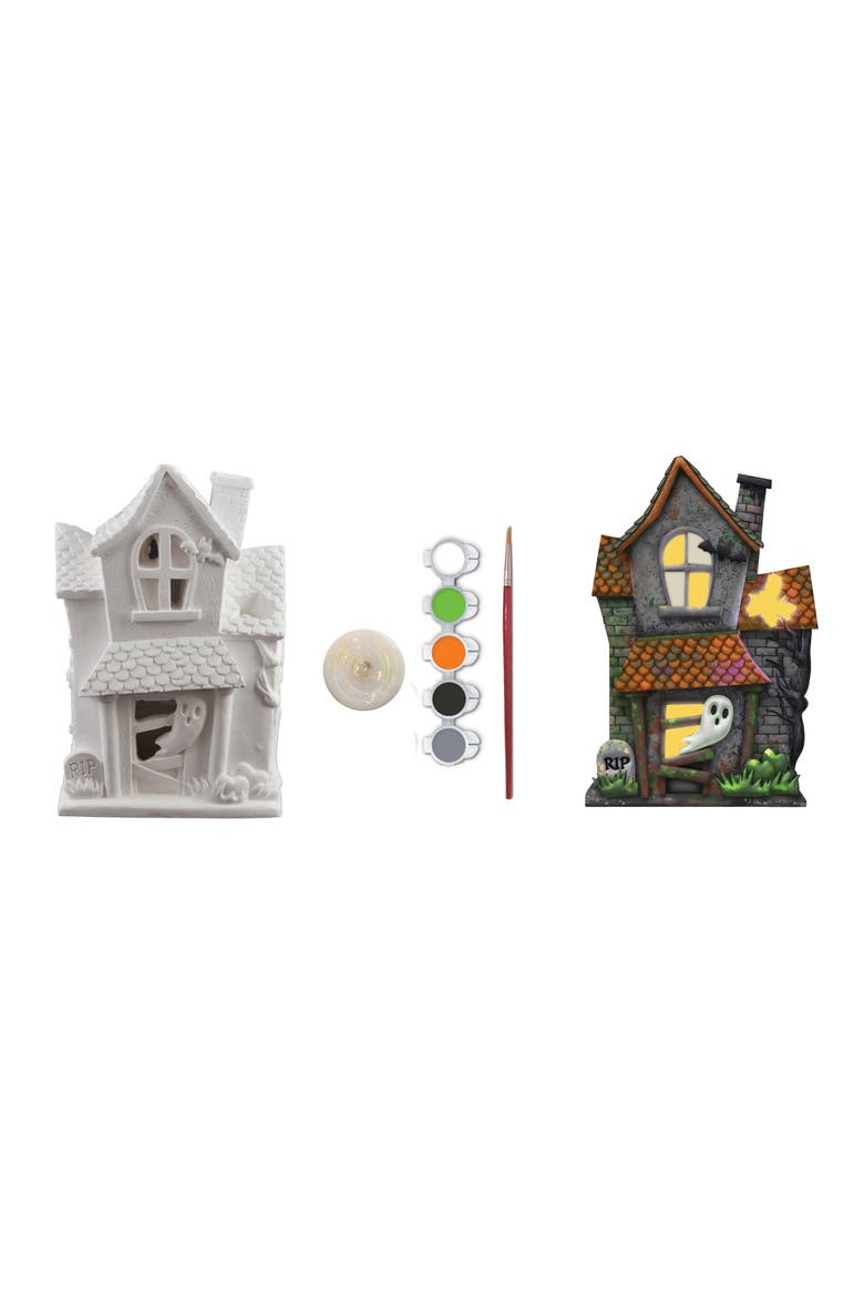 Haunted House Light-Up Plaster Kit, Alternate, color, Multicolor