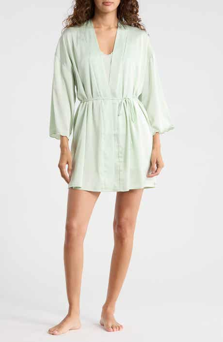Danskin Scallop Satin Pajamas