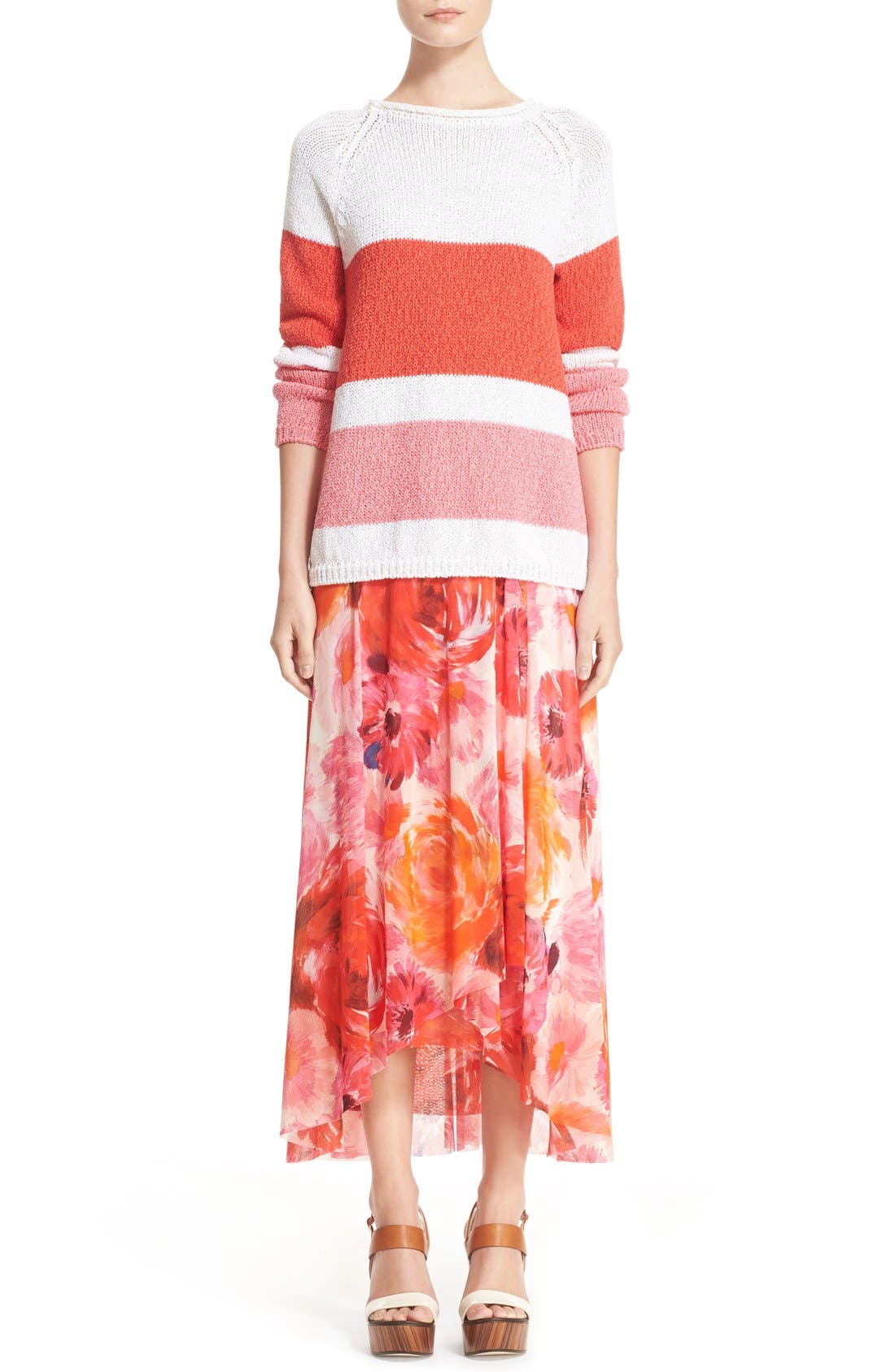 Jimmy Choo 'Notion' Slingback Wedge Sandal, Alternate, color, 