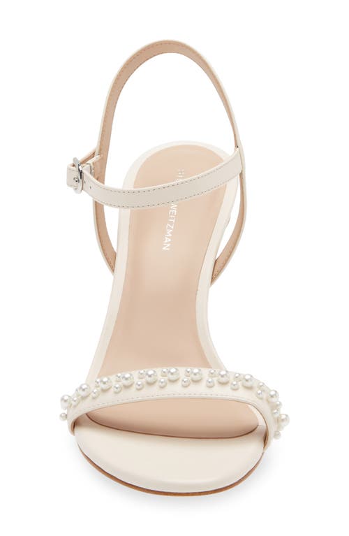 Stuart Weitzman Dancer Sandal In Chalk