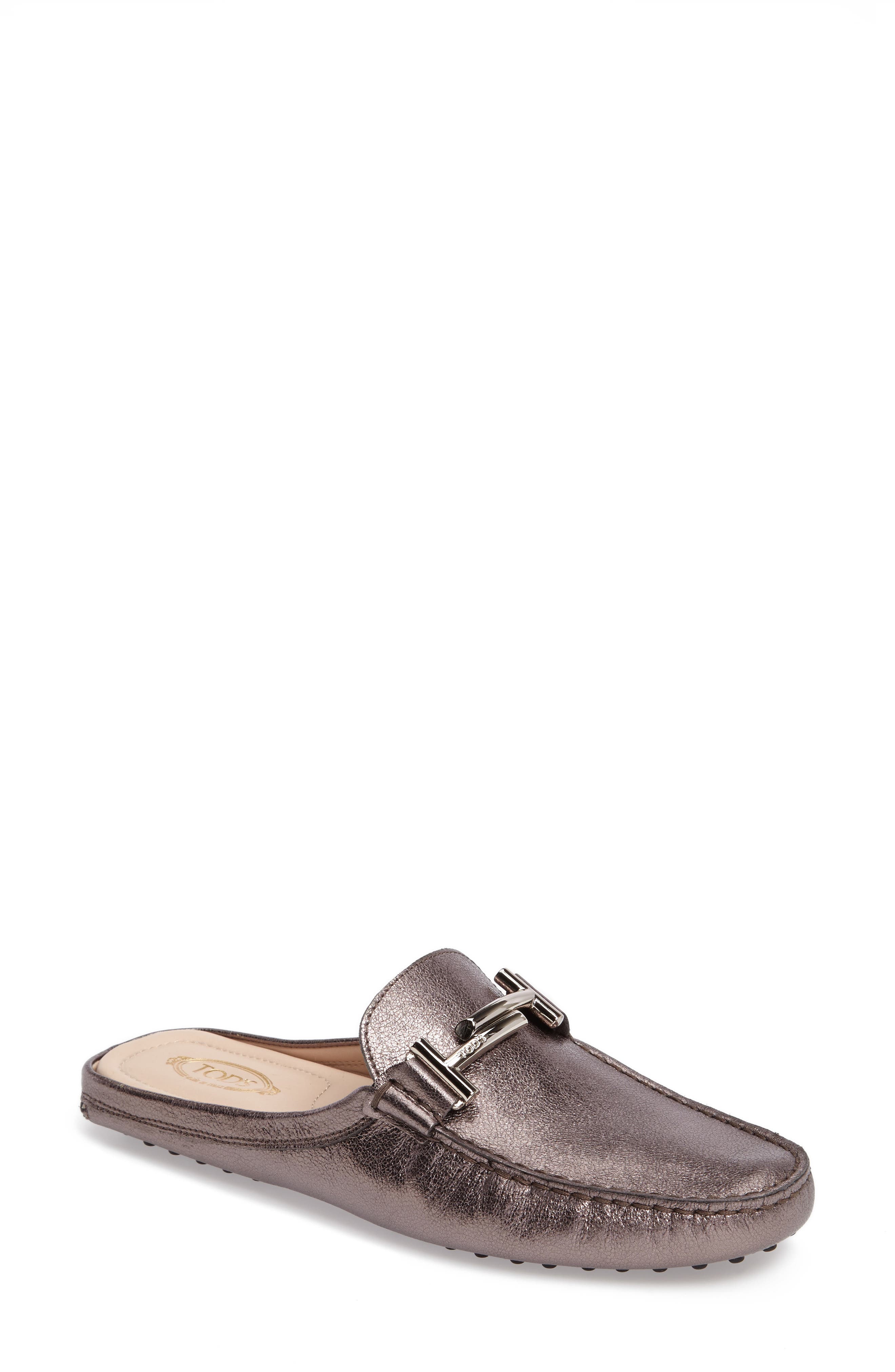 Tod's Gommino Double-T Loafer Mule, Main, color, 
