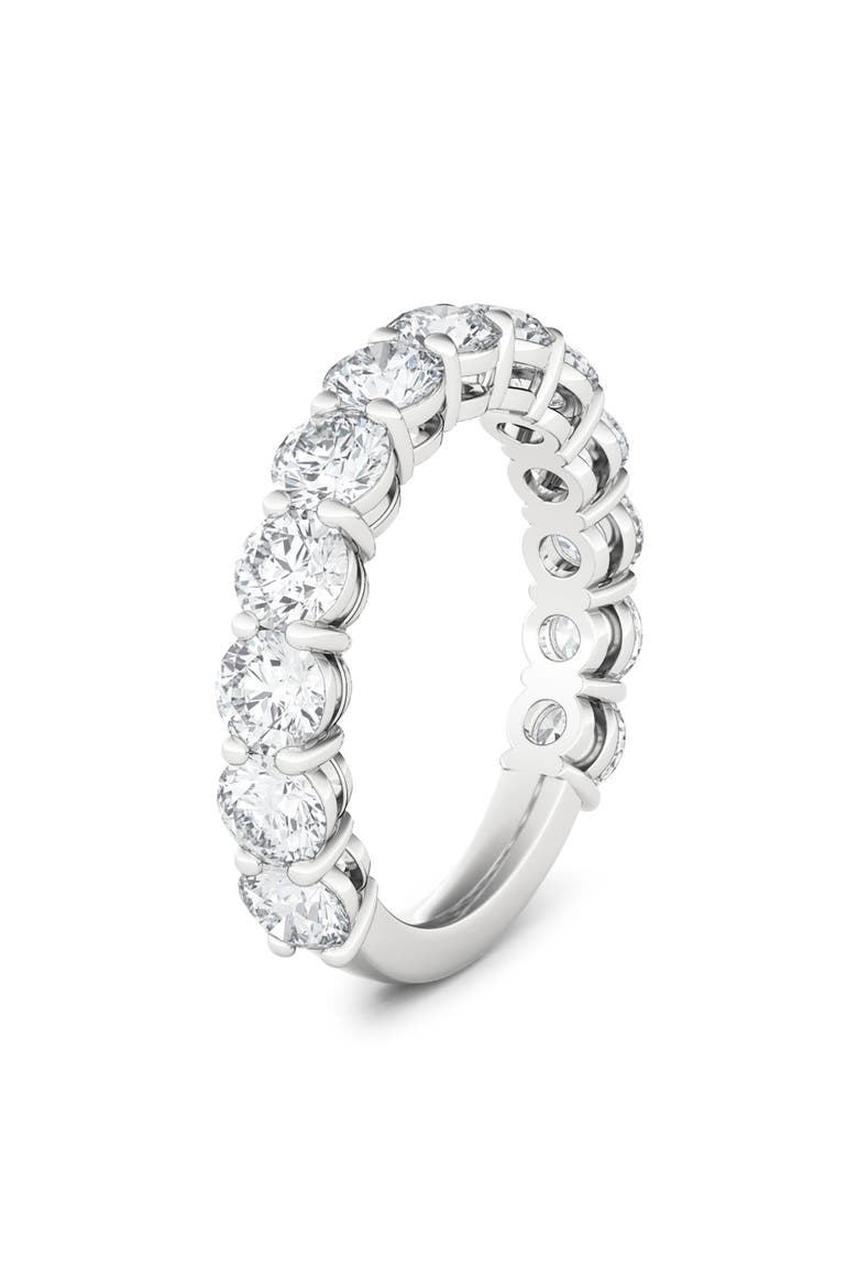 Lab Created Diamond Eternity Ring, Main, color, WHITE GOLD