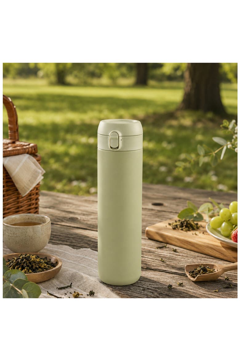 Leo 24-Ounce Stainless Steel Thermal Water Bottle, Alternate, color, SAGE