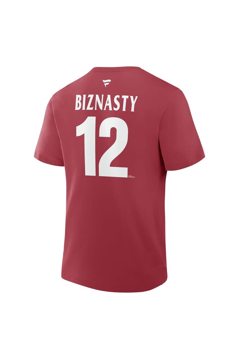 Men's Fanatics Paul Bissonnette Garnet Arizona Coyotes Retired Player Nickname T-Shirt, Alternate, color, Garnet