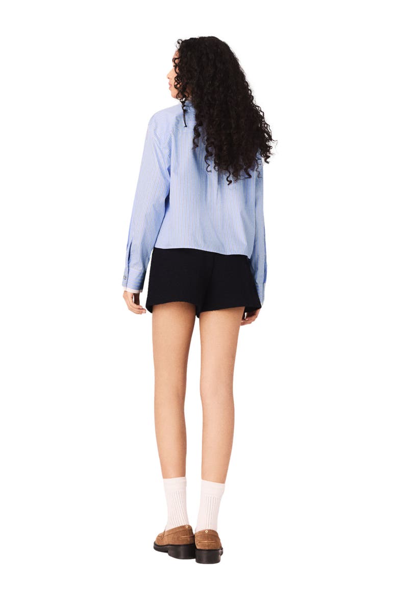 Shirt with removable jewel collar, Alternate, color, Blue sky