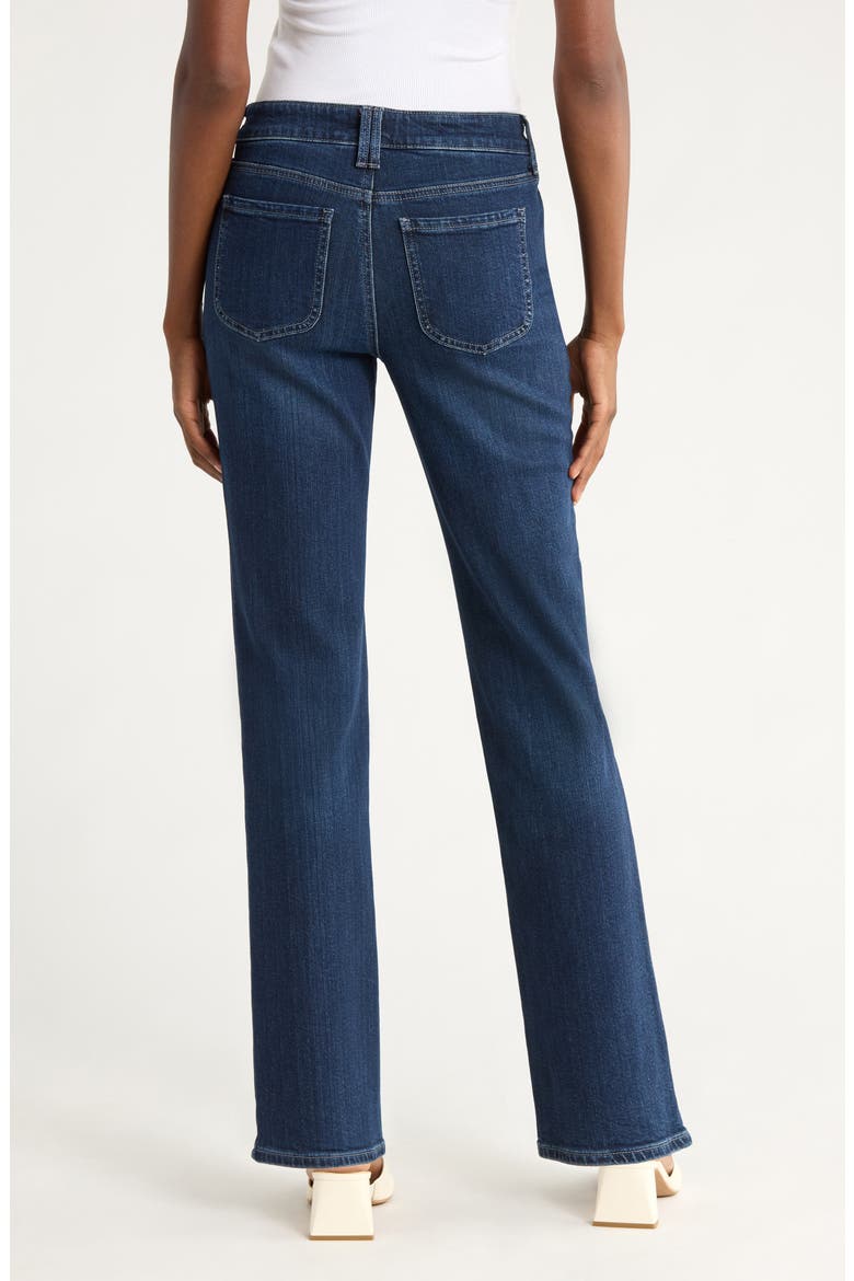 Marilyn High Waist Patch Pocket Straight Leg Jeans, Alternate, color, INK SKYLINE