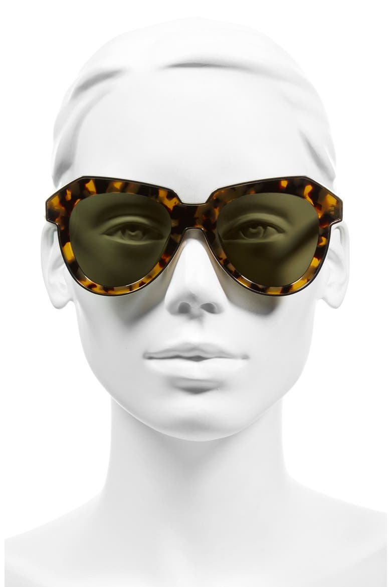 'One Astronaut - Arrowed by Karen' 49mm Sunglasses, Alternate, color, CRAZY TORT/ GOLD