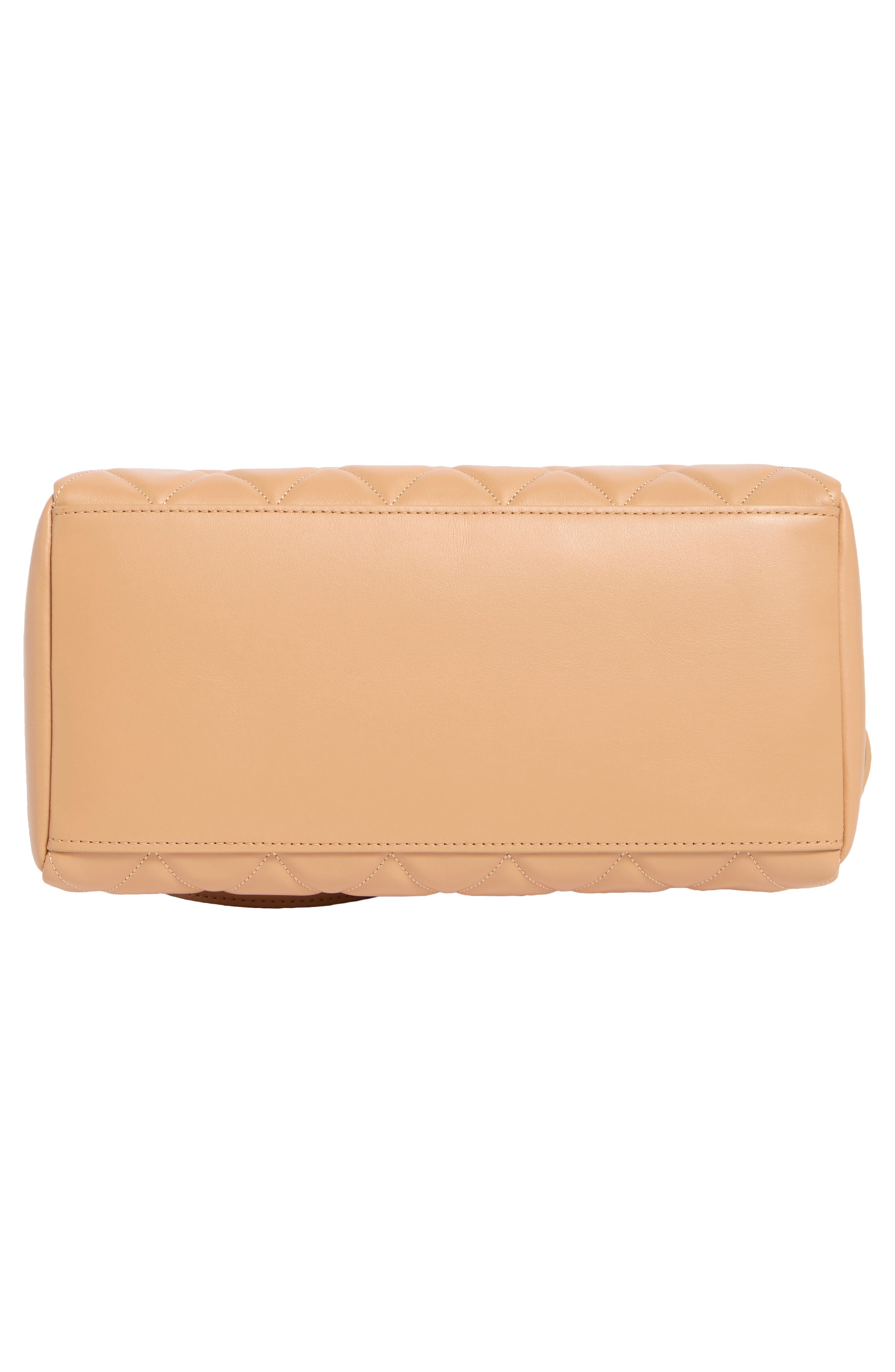 carey quilted leather bag, Alternate, color, TIRAMISU MOUSSE