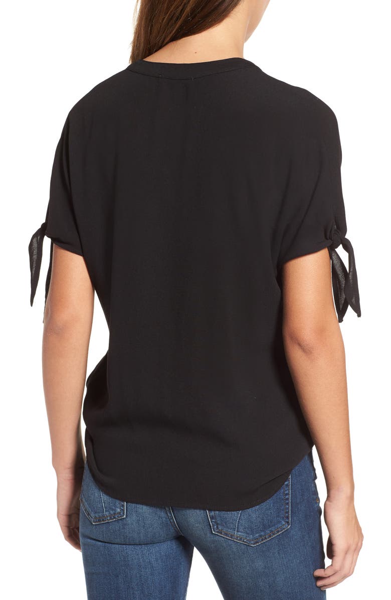 Ella Moss Stella Tie Sleeve Blouse, Alternate, color, 