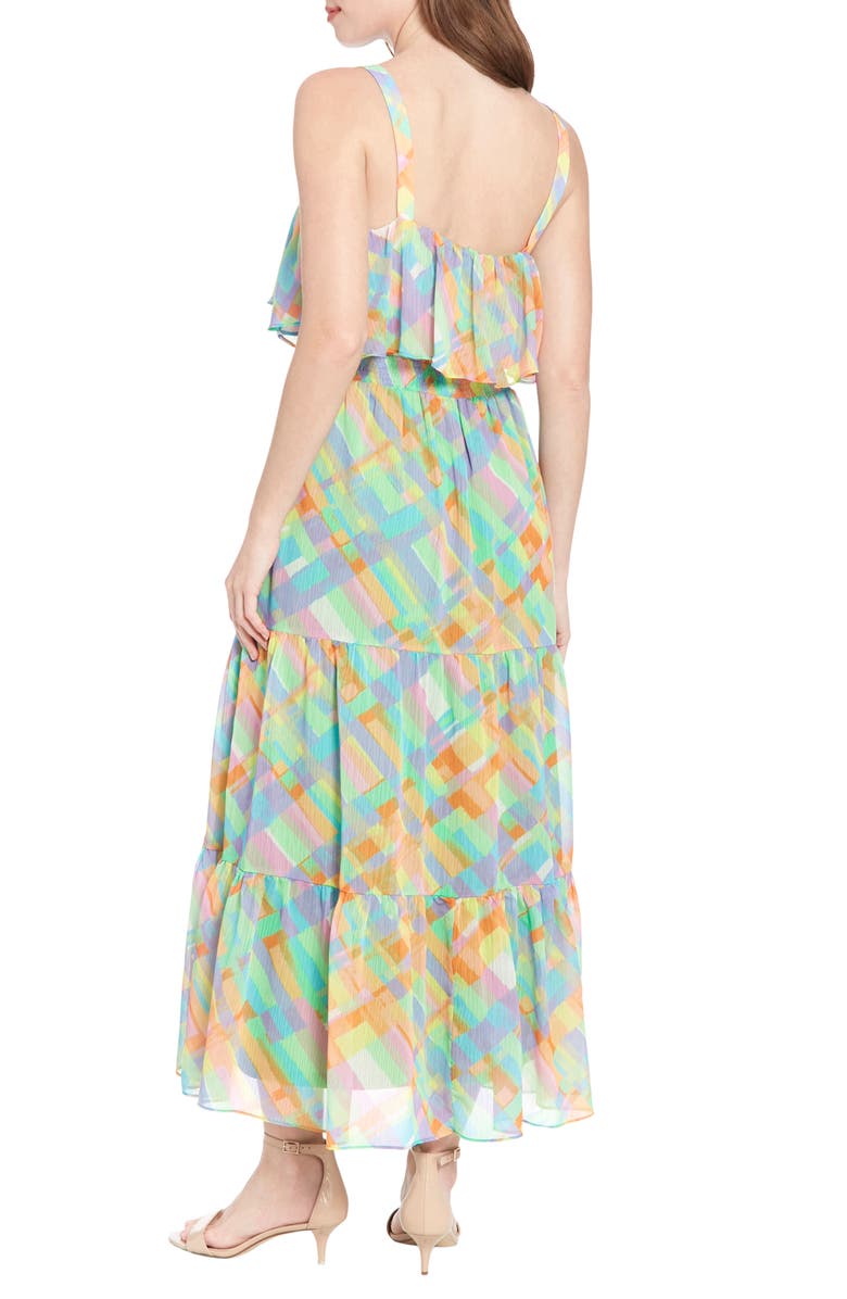 London Times Tiered Maxi Sundress, Alternate, color, 