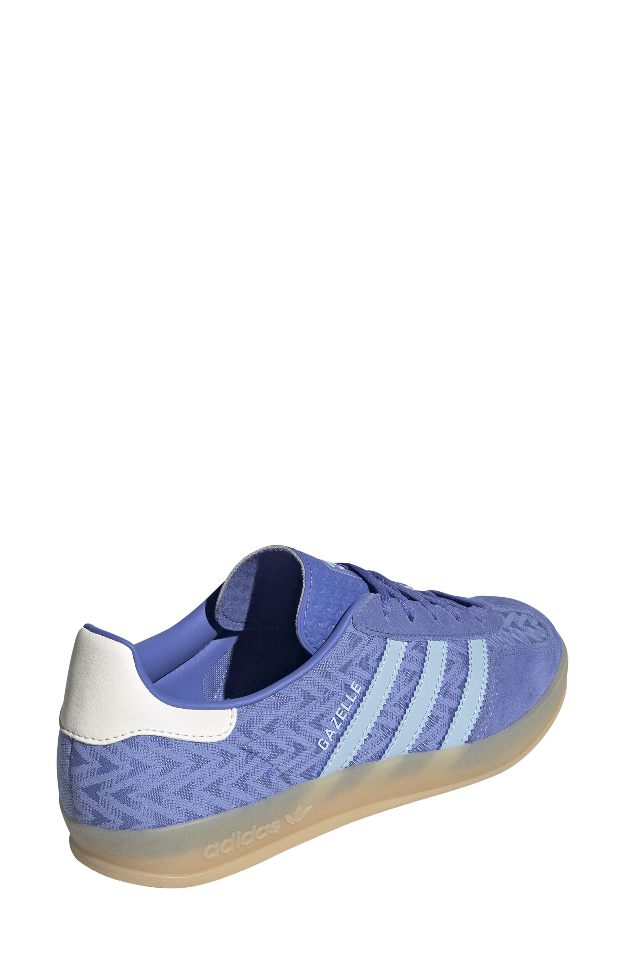 adidas Gazelle Indoor Sneaker, Alternate, color, Real Lilac/ Clear Sky/ Gum 3