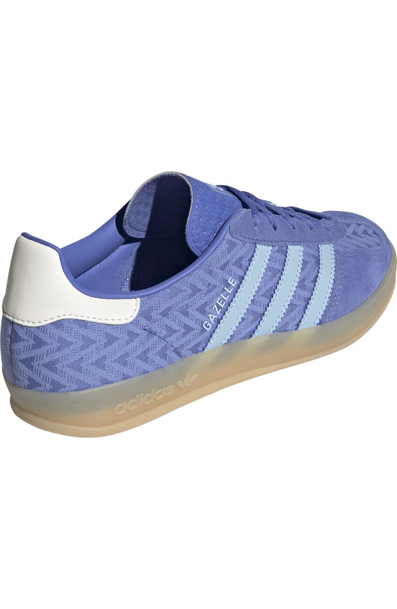 adidas Gazelle Indoor Sneaker, Alternate, color, Real Lilac/ Clear Sky/ Gum 3