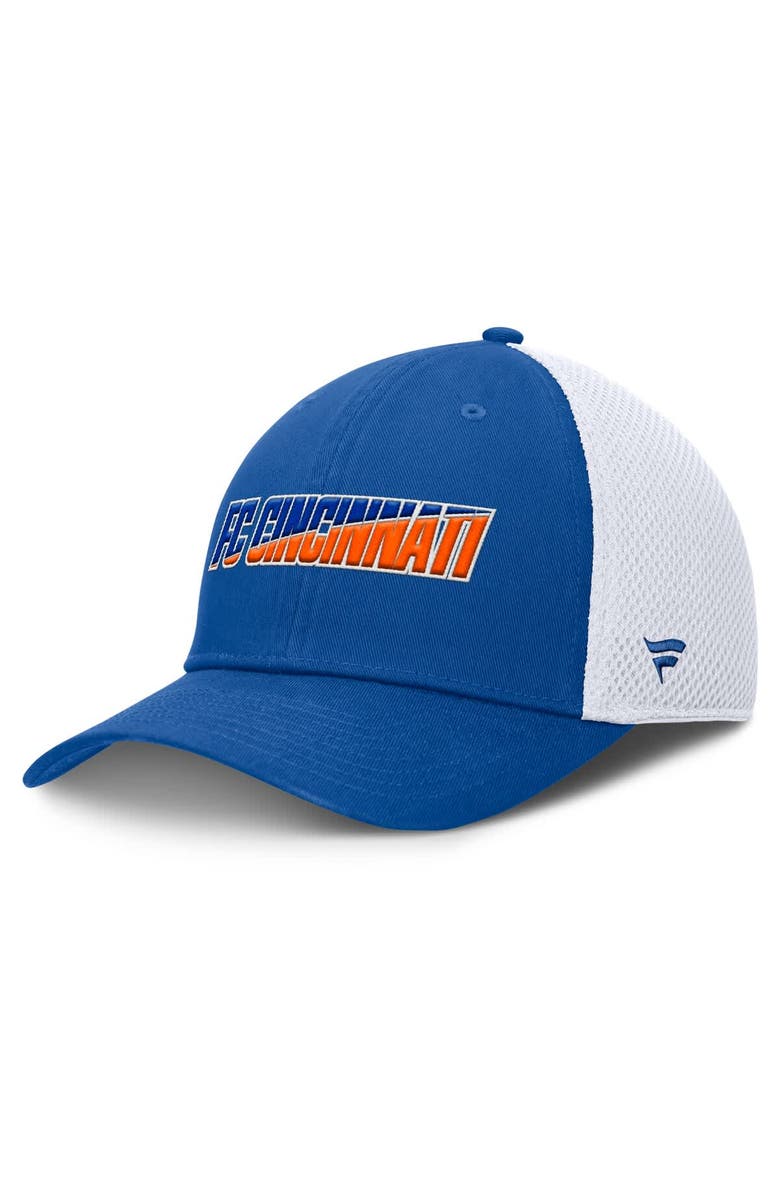 FANATICS Men's Fanatics Blue FC Cincinnati Rocket Flex Hat, Main, color, Blue