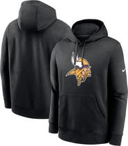 Nike Men's Nike Black Minnesota Vikings Club Logo Pullover Hoodie