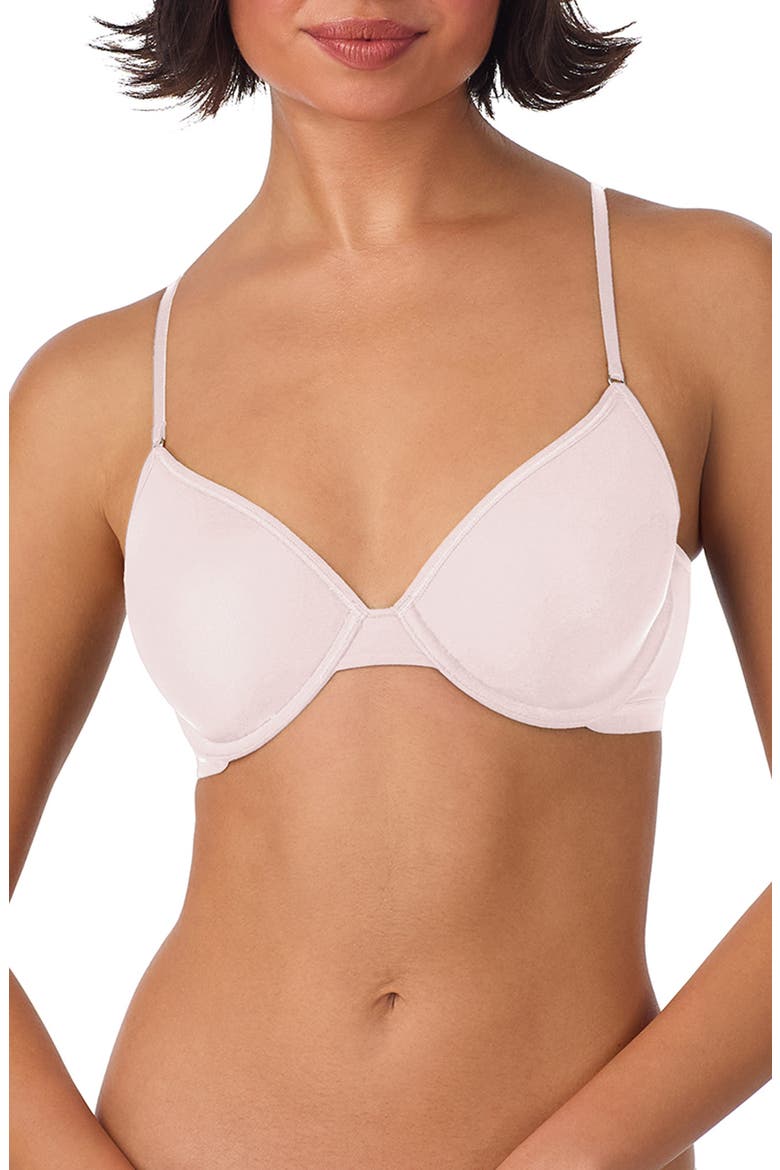 Next to Nothing Underwire T-Shirt Bra, Main, color, MAUVE CHALK
