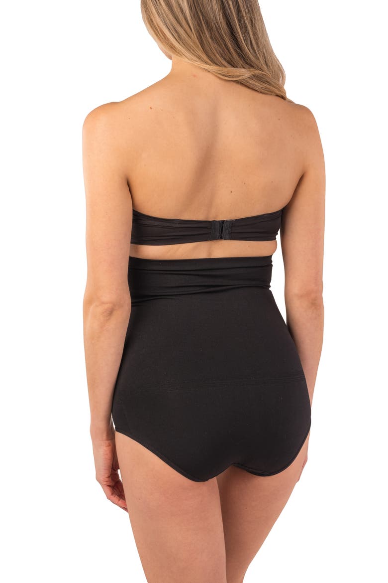 High Waist Shaper Panties, Alternate, color, BLACK