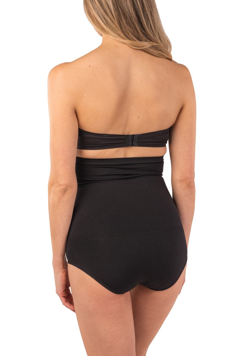 BODY BEAUTIFUL High Waist Shaper Panties, Alternate, color, Black