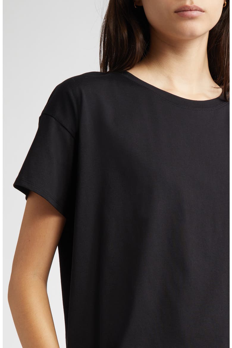 Basiluzzo Cotton T-Shirt, Alternate, color, BLACK