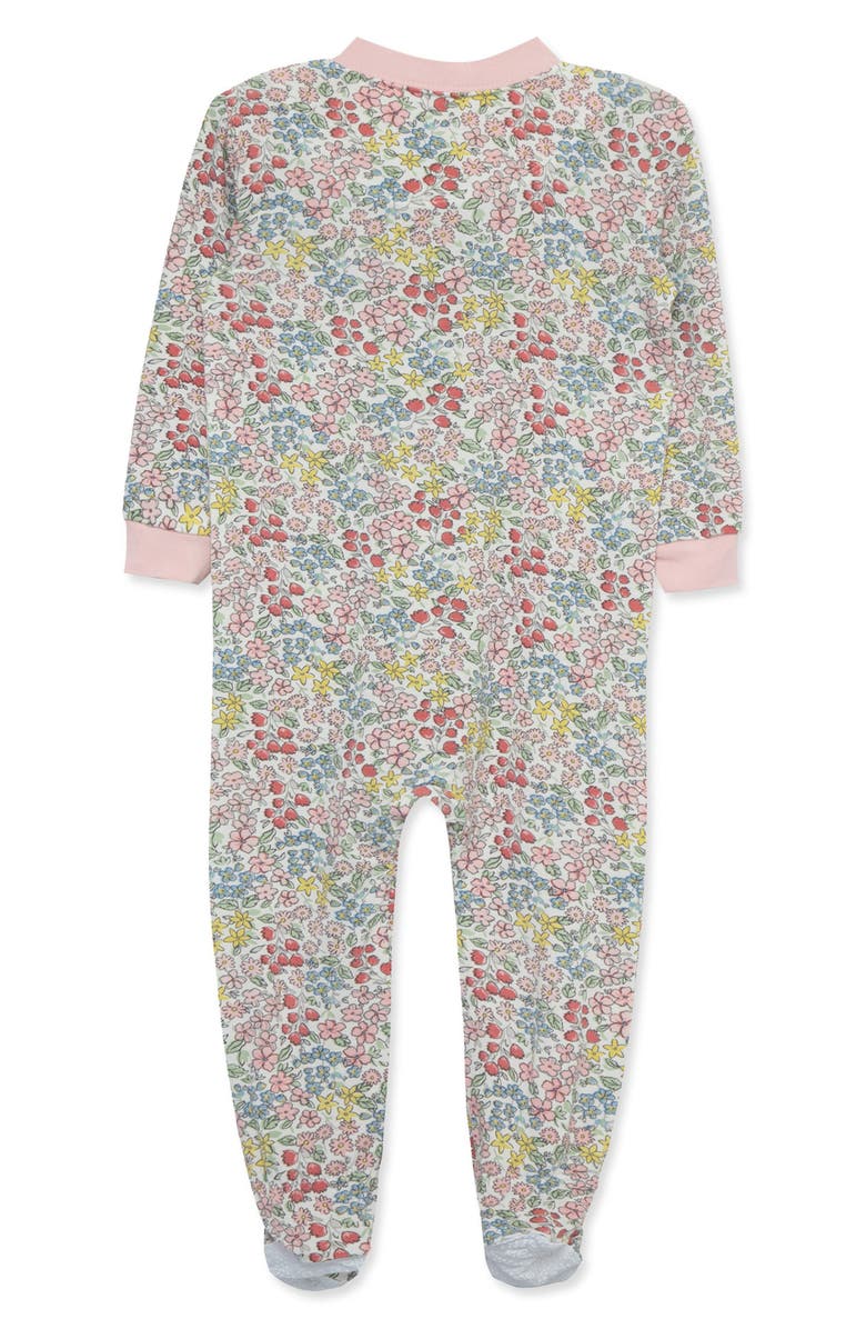 Little Me Garden Zip Footie, Alternate, color,