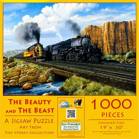 The Beauty and the Beast 1000 piece Jigsaw Puzzle for Adults