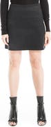 MAX STUDIO Faux Suede A-Line Miniskirt
