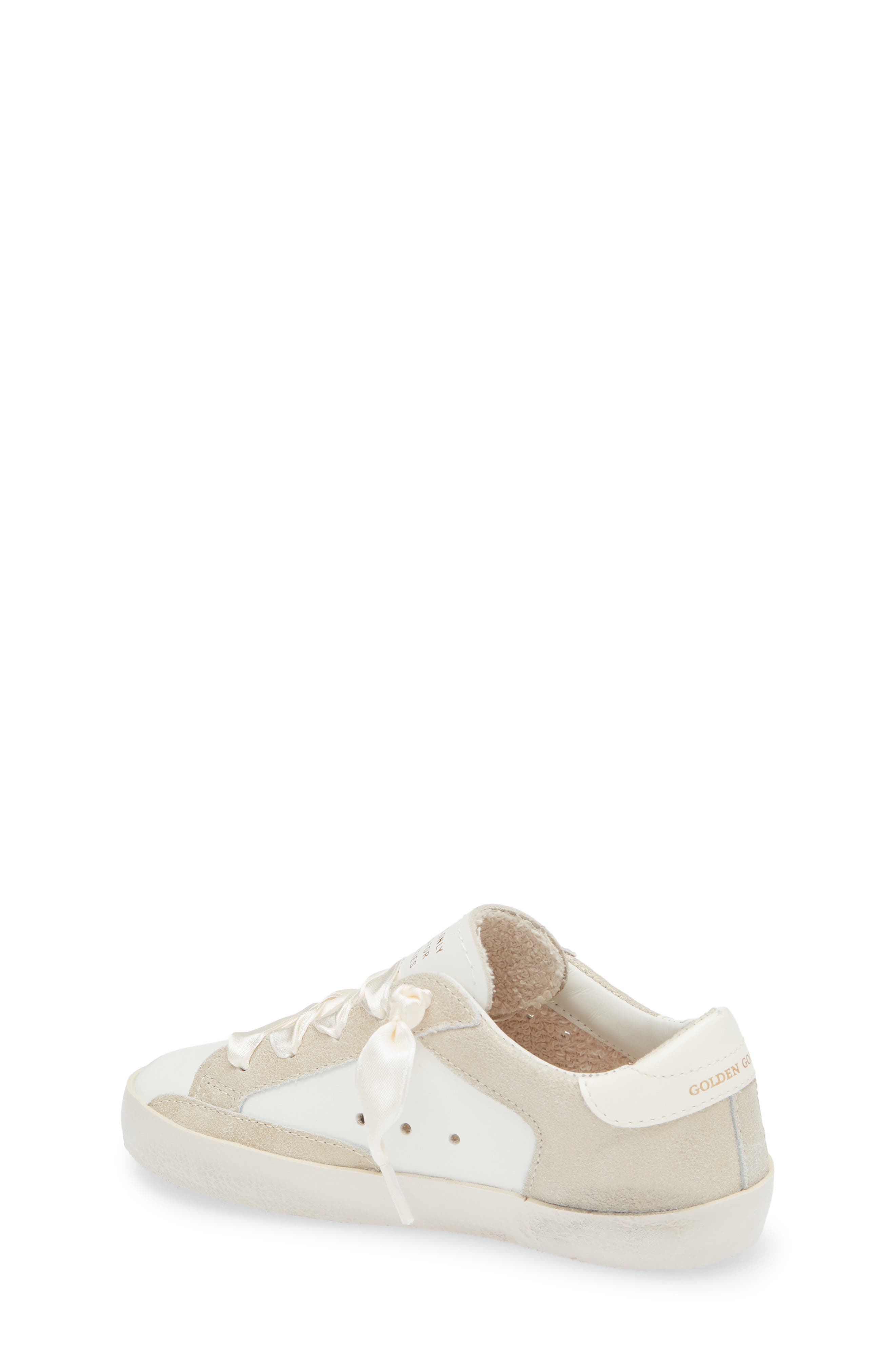 Golden Goose Kids' Super-Star Sneaker, Alternate, color, White/ Platinum