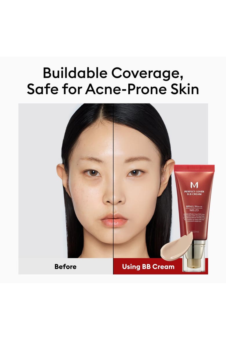 M Perfect Cover BB Cream SPF 42 PA+++, Alternate, color, No.25 (WARM BEIGE)