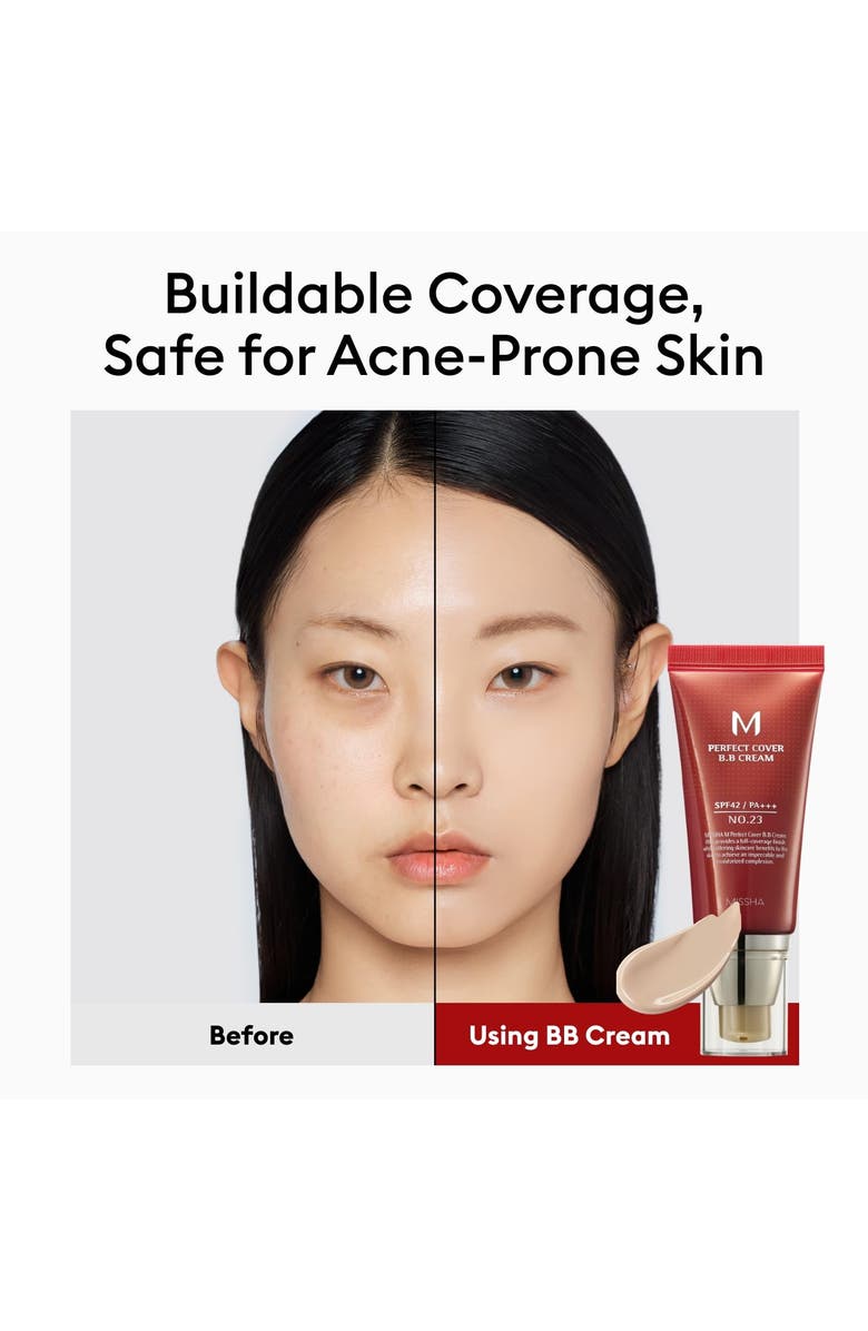 MISSHA M Perfect Cover BB Cream SPF 42 PA+++, Alternate, color, No.13 (Bright Beige)