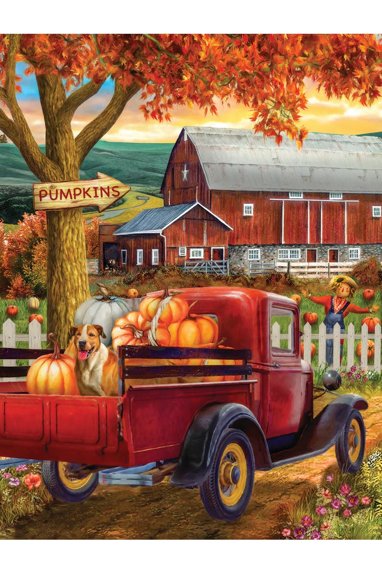 Pumpkin Season 500 piece Jigsaw Puzzle for Adults, Alternate, color, Multicolor