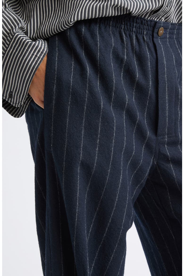 Darcy Stripe Wool Trousers, Alternate, color, NAVY AND WHITE STRIPE