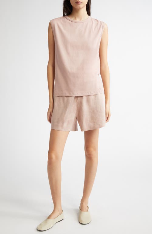 LOULOU DE SAISON LOULOU DE SAISON BRANI SLEEVELESS COTTON T-SHIRT