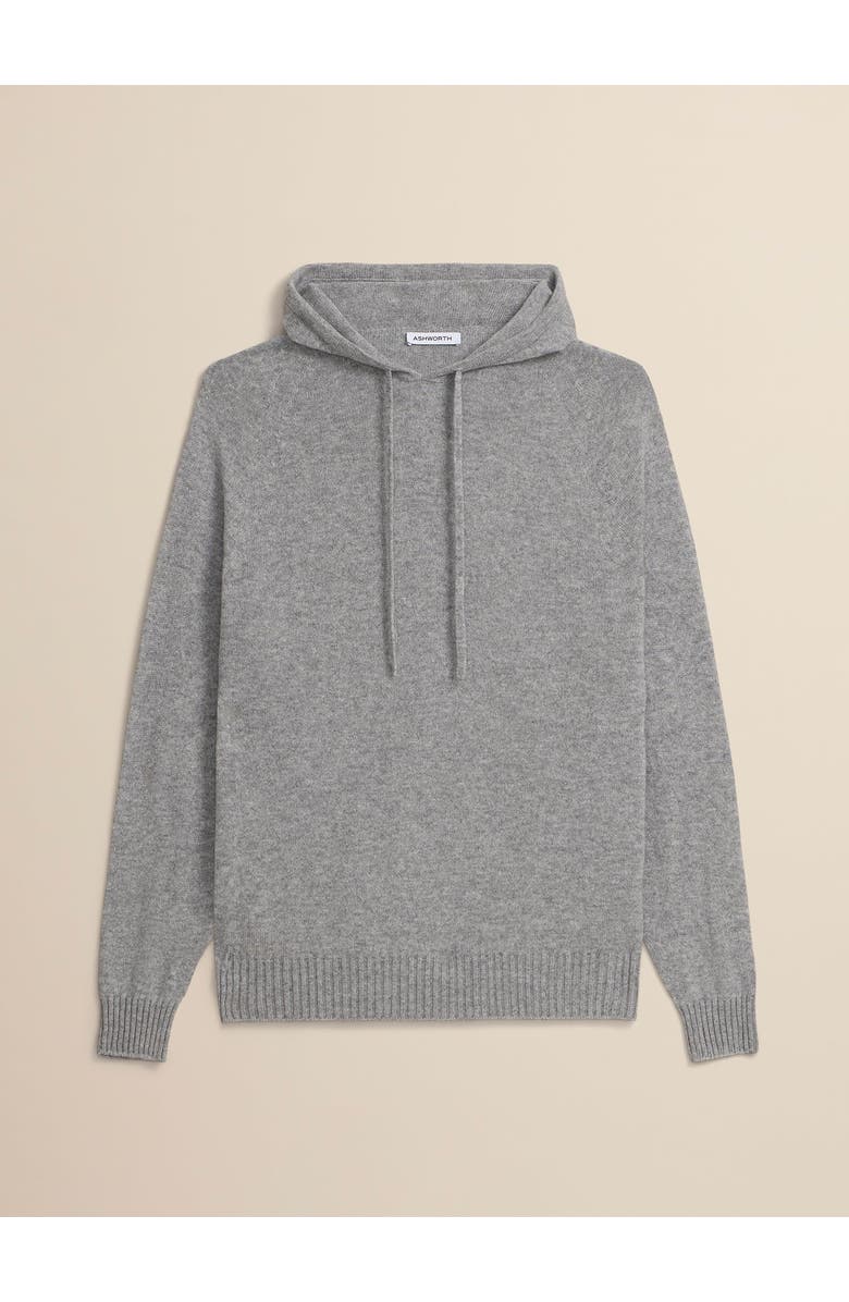 ASHWORTH GOLF Gauzy Cashmere Hoodie, Main, color, Silver