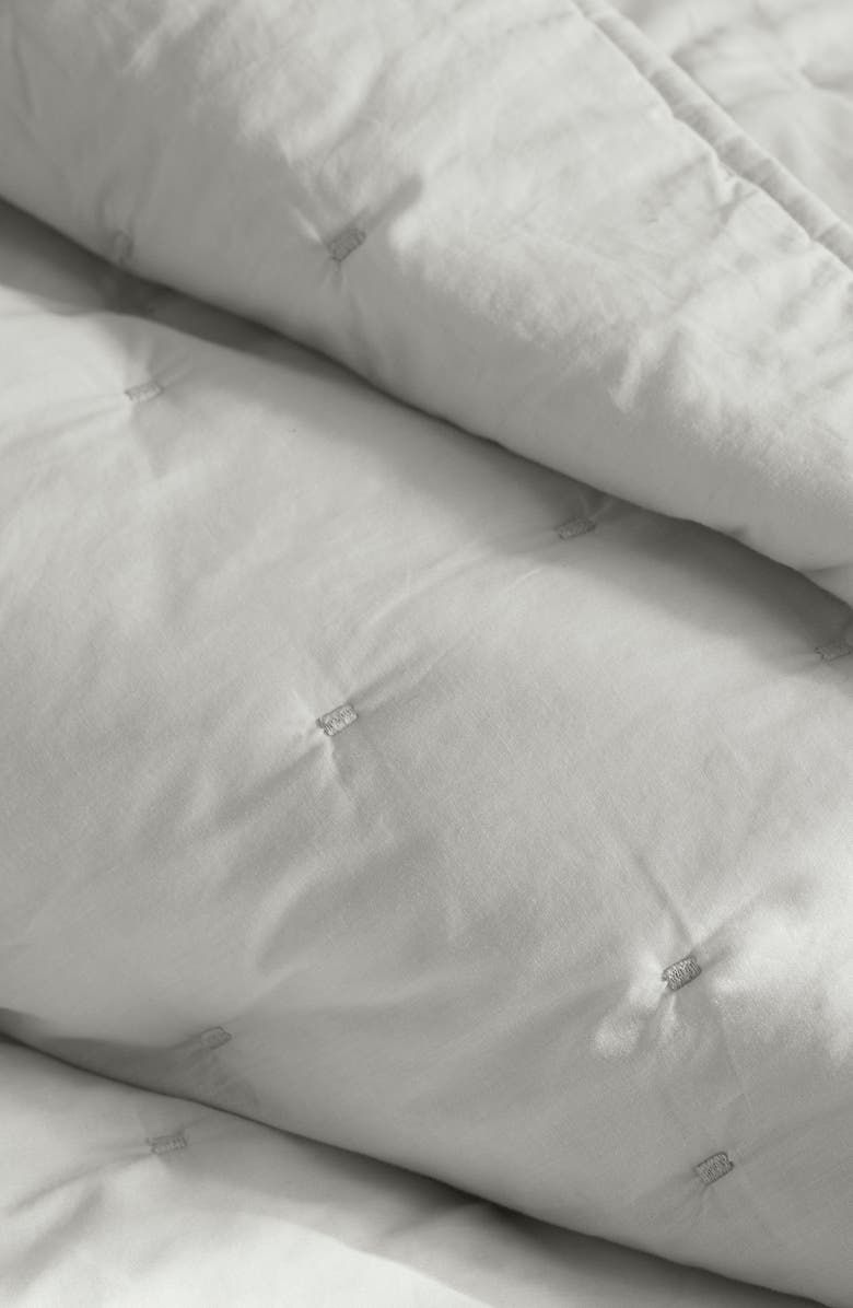 Boll & Branch Airy Organic Cotton Voile Quilt & Shams Set, Alternate, color, Sky