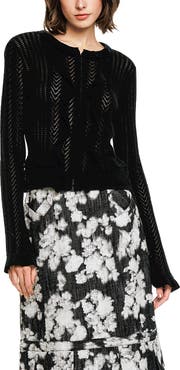 Anna Sui Victorian Pointelle Cardigan