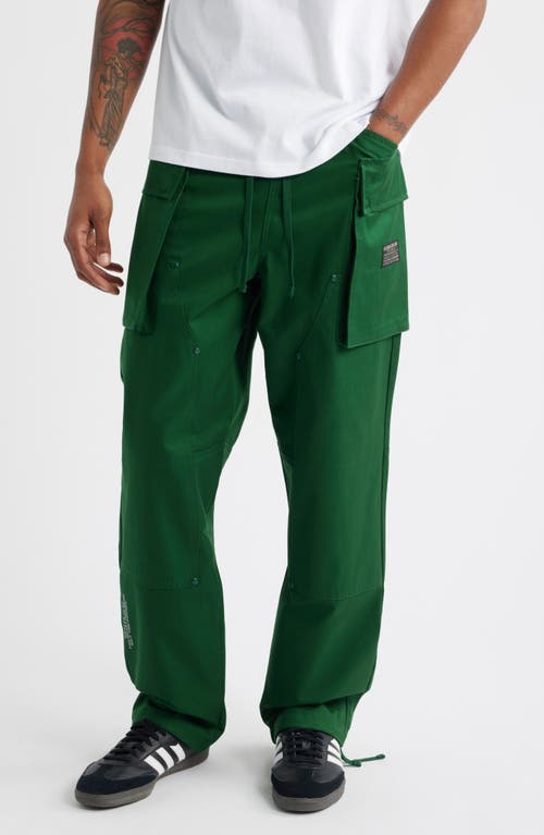 Billionaire Boys Club Bb Flagship Core Cotton Twill Cargo Pants In Green