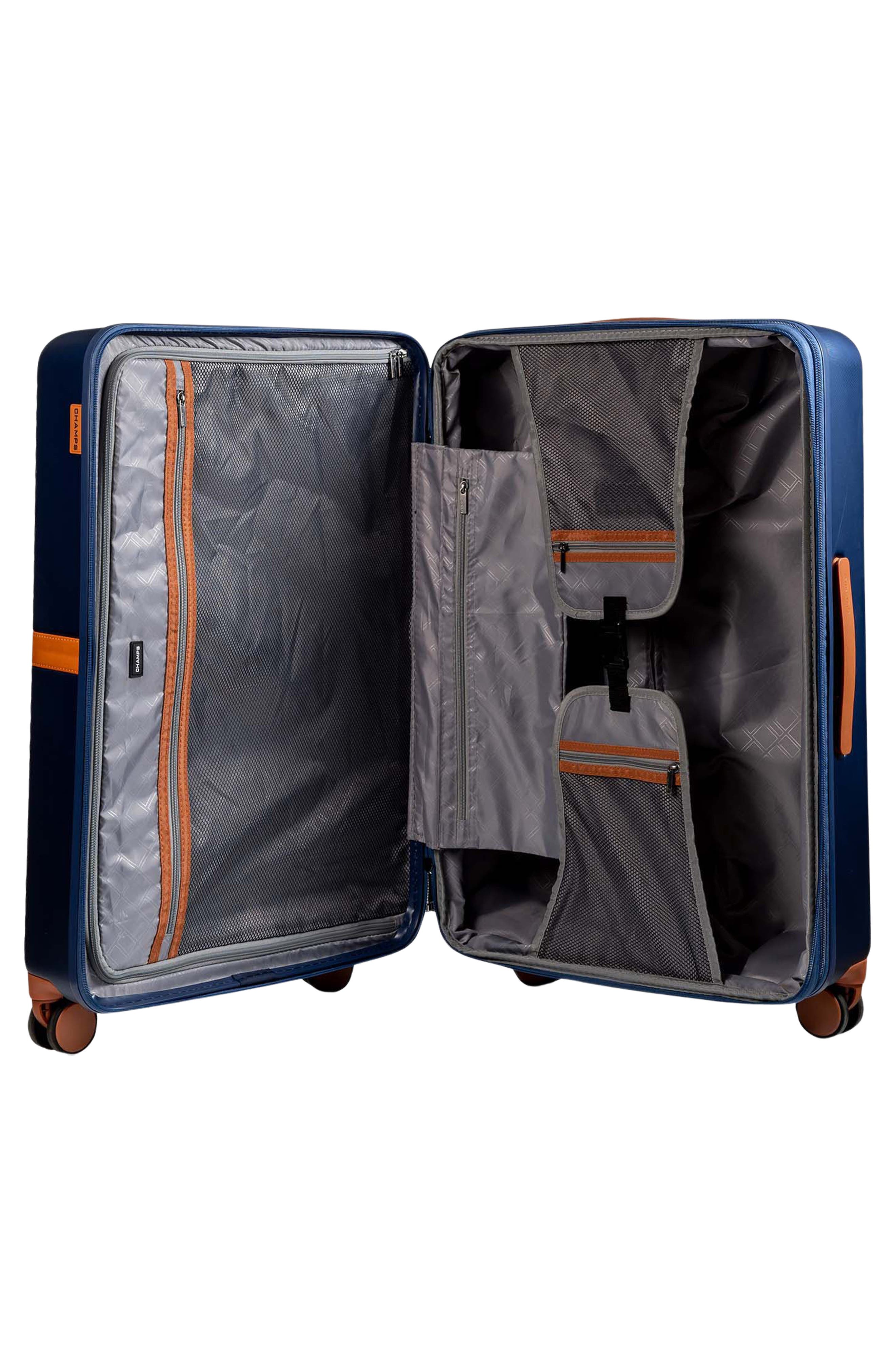 CHAMPS Vintage II 28-Inch Hardside Spinner Luggage, Alternate, color, Navy